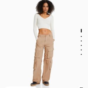 Cargo pant with drawstring
